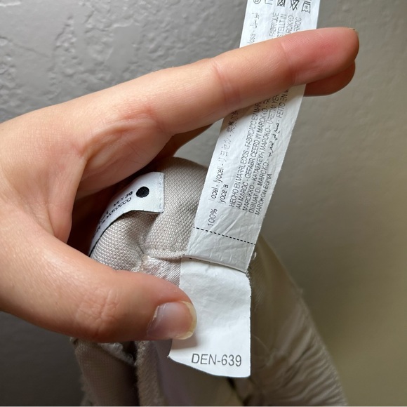 Zara Women's Beige Trousers Women’s Large Summer Minimal Career Office Basic - Picture 6 of 6